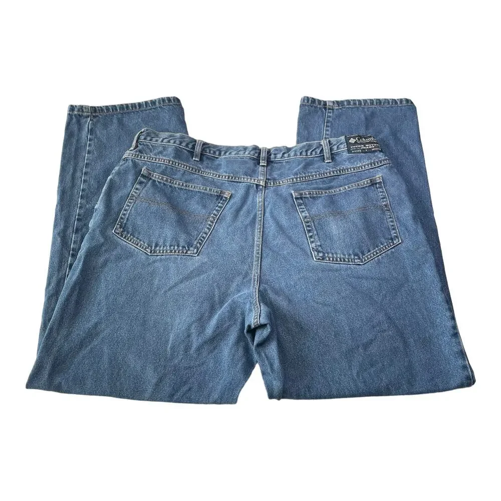 Columbia Mens Jeans Size 40 Tough Mother Active Outdoor Relaxed Straight Denim